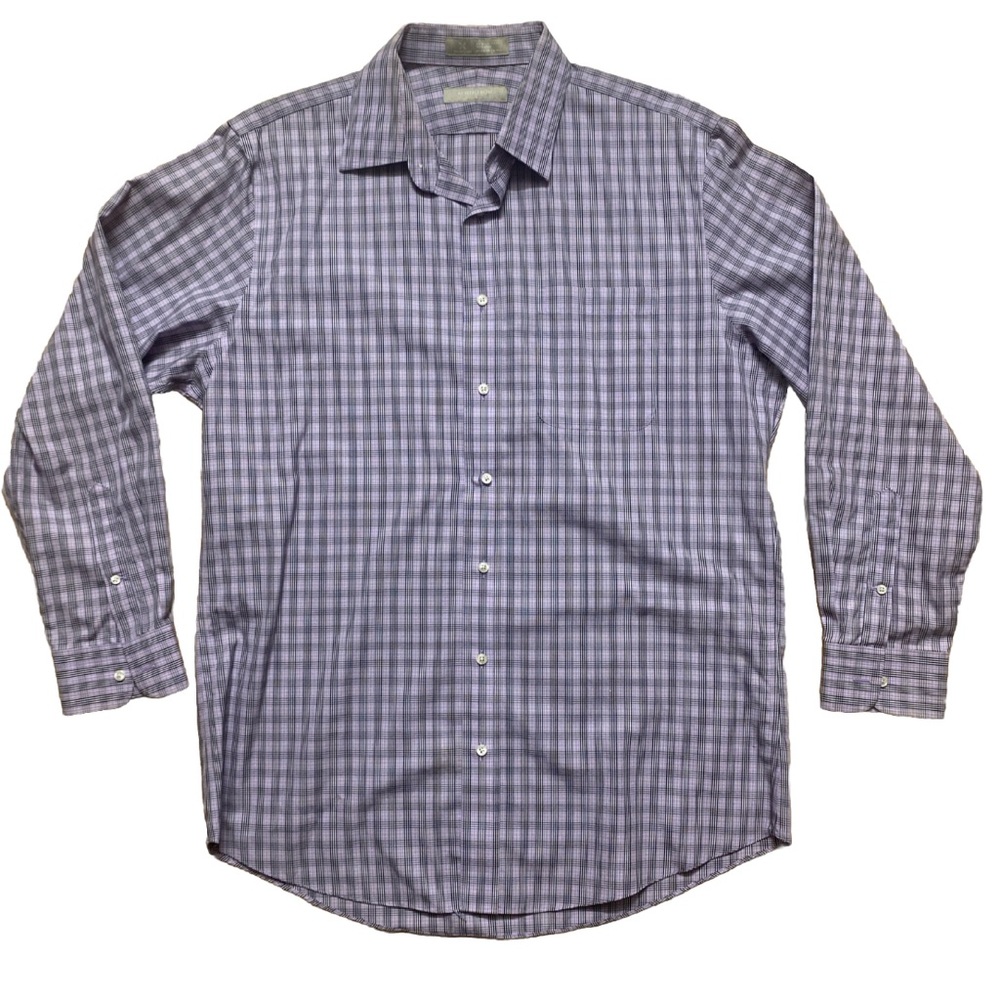 Nordstrom Traditional Fit Dress Shirt Men's Size 16/34 Wrinkle Free 100% Cotton